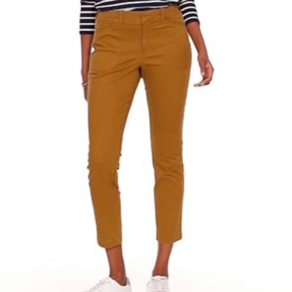 Pixie chino utility gold mustard color NWT